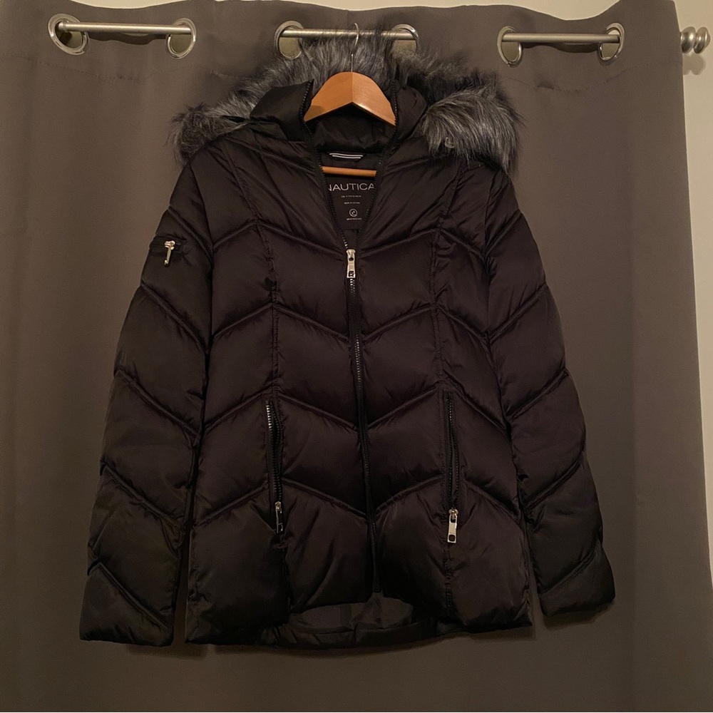 Nautica Small Black Puffer Coat